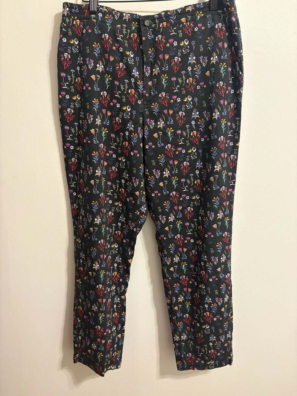 Marine Layer Floral Print Elastic Waist Pants XL - Picture 2 of 8